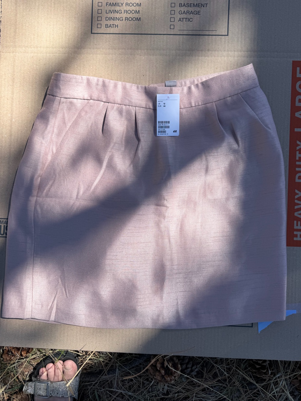 H&M Light Pink Mini Skirt